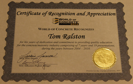 world-of-concrete-certificate-tom-ralston-seminars