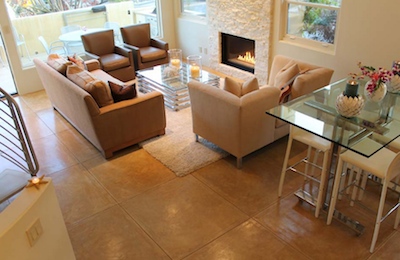 custom Acid Stained concrete Floors