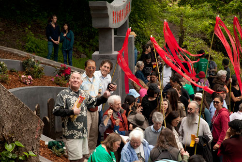 Celebration at the Evergreen Chinese Memorial in Santa Cruz