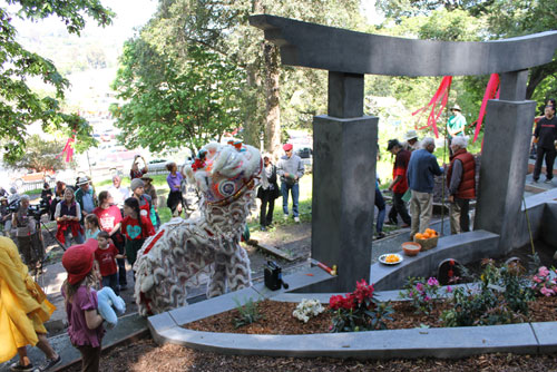Dragon at the Chinese Memorial Santa Cruz