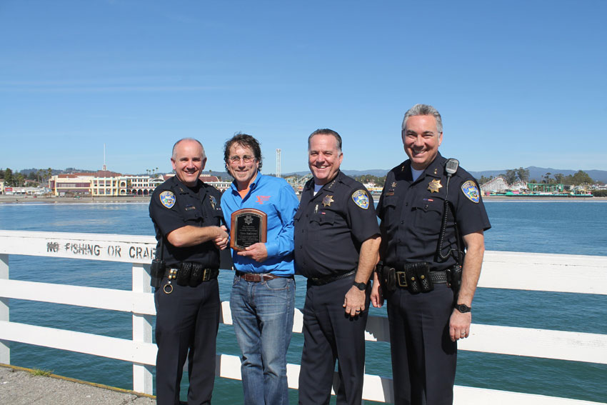 SCPD Honors Tom Ralston for Fallen Officers Memorial