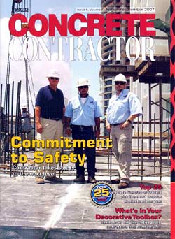 Aug Sep 2007 Concrete Contractor-What is In Your Decorative Toolbox
