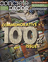 Concrete Decor 100th Issue Cover