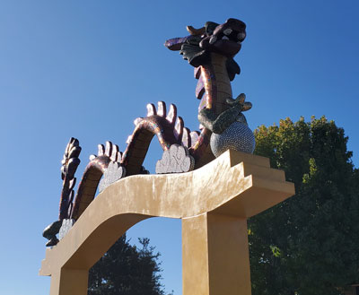 Dragon of the Santa Cruz Chinese Memorial Tom Ralston