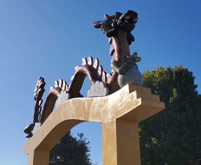 Chinese Monument in Santa Cruz Tom Ralston Concrete